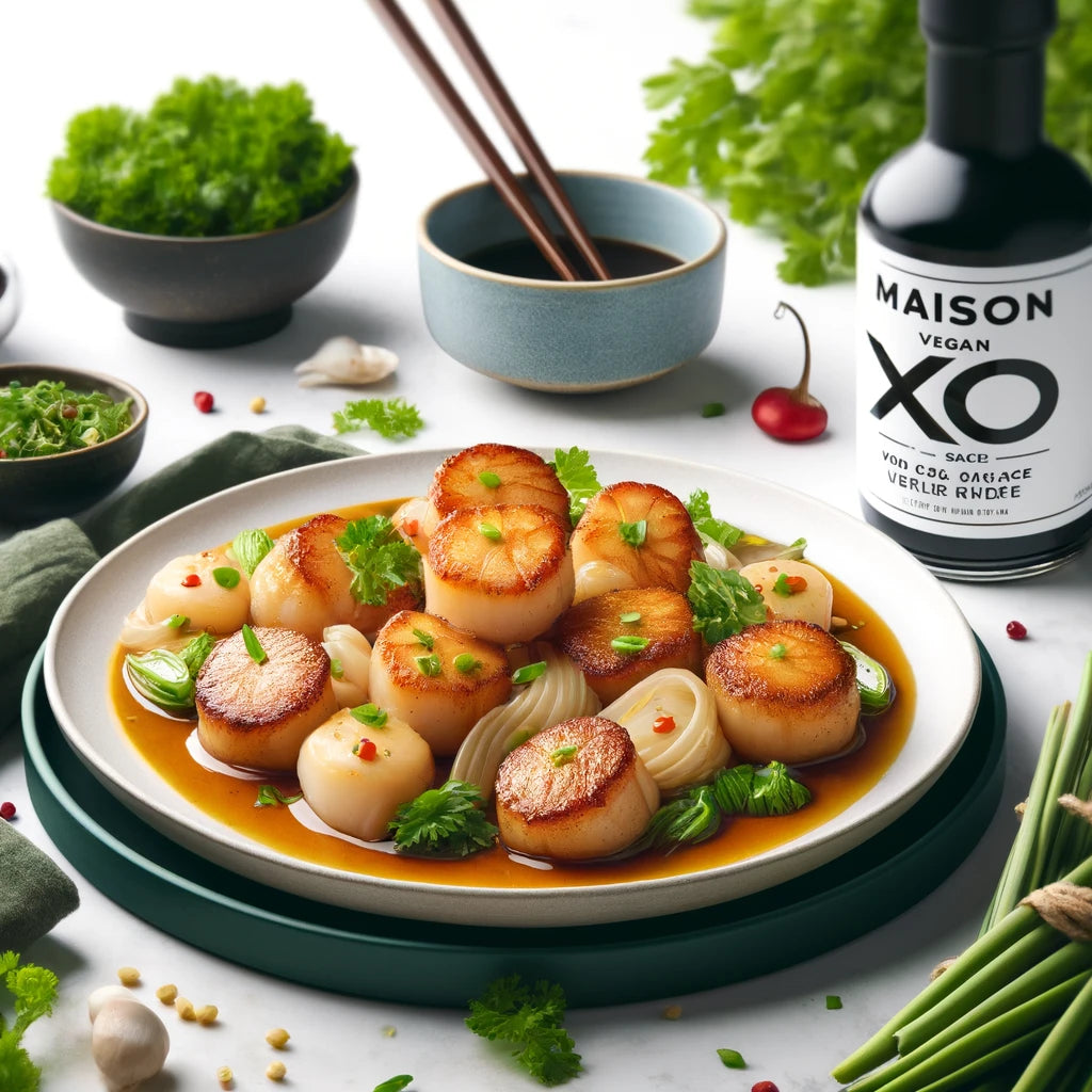 Cooking Scallops with Maison XO Vegan XO Sauce